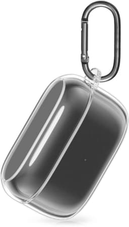 kwmobile Earphones Case for Jabra Elite 4 (not for Elite 4 Active) Case - Clear TPU Silicone Earbuds Cover - Transparent — thumbnail 2
