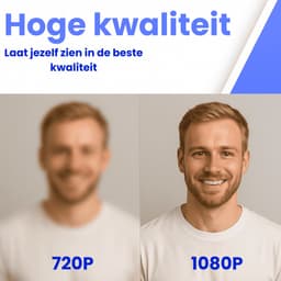 Nince Webcam - Full HD 1080P - PC Webcam - Laptop Webcam - USB Webcam - Met Statief - Privacy Cover - Webcam met Microfoon — thumbnail 5