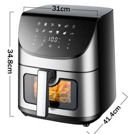 Digitale Airfryer XXL Hetelucht friteuse Sinaopus 8001-8.5L Grote Capaciteit voor 5 Personen-Snelle Opwarming-12 Voorgeprogrammeerde Functies-eenvoudig te reinigen-LED display — thumbnail 6