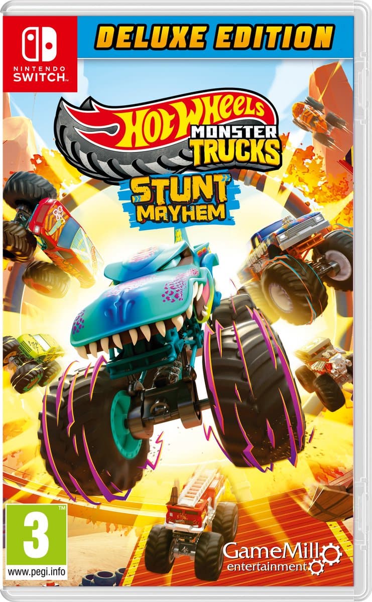 Hot Wheels Monster Trucks: Stunt Mayhem Deluxe Edition - Switch — afbeelding 1