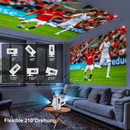 Lexium Mini beamer - Projector - Beamerscherm - Projectiescherm - Outdoor & Indoor Projector - — thumbnail 4