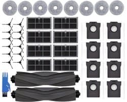 PolkaHome® 39 stuks Vervangingsset geschikt voor Robotstofzuiger Accessoires & Onderdelen, Geschikt voor Dreame L10s Pro, L10s ULTRA Gen2, Gen 2 PRO, PRO HEAT X30, HEAT X30, L10s PRO ULTRA HITTE RLL82CE, X30 ULTRA, MOVA E30, MOVA E30 ULTRA, P10 ULTRA
