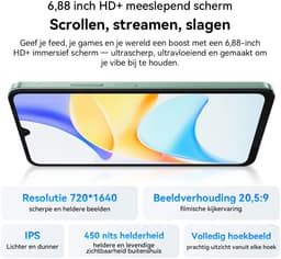 Blackview SHARK 6 Smartphone 5G AI - DUAL SIM - 24 GB RAM - 128 GB ROM - Octa Core - Android 15 - 6,88 inch - NFC - Zwart — thumbnail 12