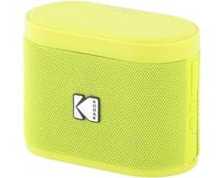 Kodak SoundBrix Bluetooth Speaker – Draadloze Muziek Box – 5W RMS – Geel