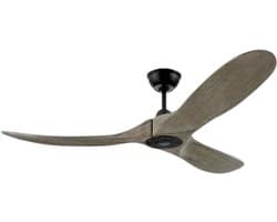Bovista Plafondventilator - Met Verlichting - Plafond Ventilator - Met Lamp - Plafonniere Met Ventilator - Stijl L - 150cm — afbeelding 1