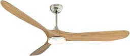 Nivard Plafondventilator - Met Verlichting - Plafond Ventilator - Met Lamp - Plafonniere Met Ventilator - Met Licht - Stijl F - 150cm — thumbnail 1