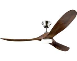 Nivard Plafondventilator - Met Verlichting - Plafond Ventilator - Met Lamp - Plafonniere Met Ventilator - Met Licht - Stijl B - 150cm