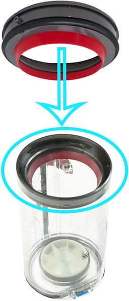 Reservoirring vuilcontainerring stofbakring geschikt voor Dyson V11 sv14 sv15 sv17 V15 sv22 sv28 — thumbnail 3
