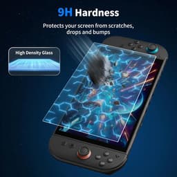 Screenprotector geschikt voor Nintendo Switch 2 met montage frame - Set van 3 stuks - Sounix - Screenprotector Tempered Glass - Gehard Glas — thumbnail 3