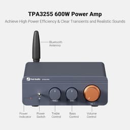 RFWR® Mini Stereo Versterker 2.0 Kanaals met Bluetooth 5.0 en 300W Uitgangsvermogen — thumbnail 2