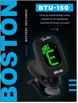Stemapparaat - Boston BTU-150 - Chromatisch - Clip-on tuner — thumbnail 4
