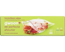 Hersluitbare zak g'woon 30 x 0.4l en 30 x 1.2l | 12 stuks