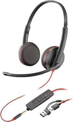 Poly Blackwire 3225 On-Ear Hoofdtelefoon Voor Pc/Laptop Usb-C 3,5 Jack — thumbnail 4