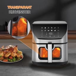 Digitale Airfryer XXL Hetelucht friteuse Sinaopus 8001-8L Grote Capaciteit voor 5 Personen-Snelle Opwarming-12 Voorgeprogrammeerde Functies-eenvoudig te reinigen-LED display — thumbnail 4