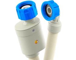 Fixem Toevoerslang 1.5 Meter met Aquastop Waterslot Aanvoerslang Geschikt voor Wasmachine Vaatwasser en Apparaten en alle Merken met 3/4 Schroefwartelaansluiting Koud Water tot 25 Graden