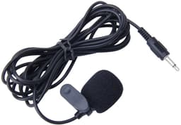 Lavalier Dasspeldmicrofoon met 3.5mm Jack AUX aansluiting - 2 Meter Kabel - Geschikt voor Smartphone, Camera en Laptop - zwart — thumbnail 1