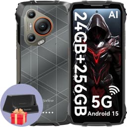 Blackview BL7000 - AI Robuuste Smartphone - 5G - 24GB + 256GB - Met Oplaadstation - 6.78 inch 120Hz - Robuuste Telefoon - IP68 Waterdicht - Nachtzicht - Android 15 - NFC - Zwart — thumbnail 2