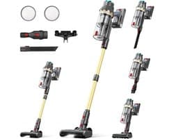 MKSS® Stofzuiger draadloos - Steelstofzuiger Snoerloos - Tapijtreiniger