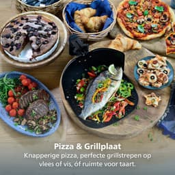 Philips Pizza & Grillplaat Airfryer Accessoire - HD9963/00 - Geschikt voor Philips — thumbnail 3