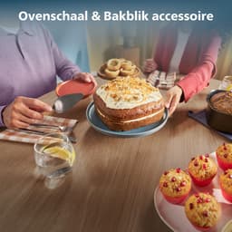 Philips Ovenschaal & Bakblik Airfryer Accessoire - HD9925/01 - Geschikt voor Philips - Bakaccessoire met 5 muffinvormen — thumbnail 3