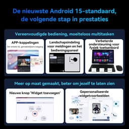 KINGRID T90 Tablet - 11 inch - 24GB RAM+128GB ROM - 8000mAh - Android 16 - Gaming Tablet - Met Toetsenbord - Hoes - Stylus - Muis - Gemini AI - Widevine L1 - GPS - Grijs — thumbnail 9