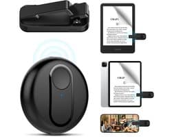 TRANSNECT - E-Reader Draadloze paginadraaier op afstand - afstandsbediening - accessoires - bladzijde omslaan - remote - Kobo/Kindle/tablets - bladomslag - voor iPad - iPhone - Smartphone - Tablets