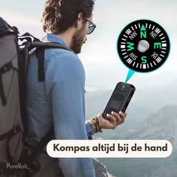 PureVolt Powerbank 20.000mah - Geschikt voor IPhone & Samsung - Powerbank op Zonneenergie - Solar Charger — thumbnail 8