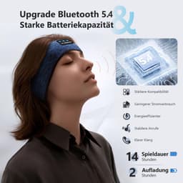 RFWR® Draadloze Slaaphoofdtelefoon met Bluetooth 5.4 - Ideaal voor Yoga, Joggen en Ontspanning — thumbnail 3