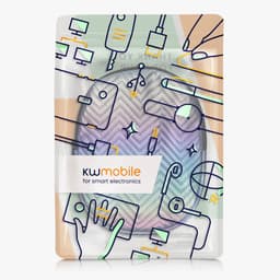 kwmobile Hoes voor Anker Soundcore Q20i Tas – Case voor Headset van Metallic Kunstleer en Nylon – meerkleurig — thumbnail 5