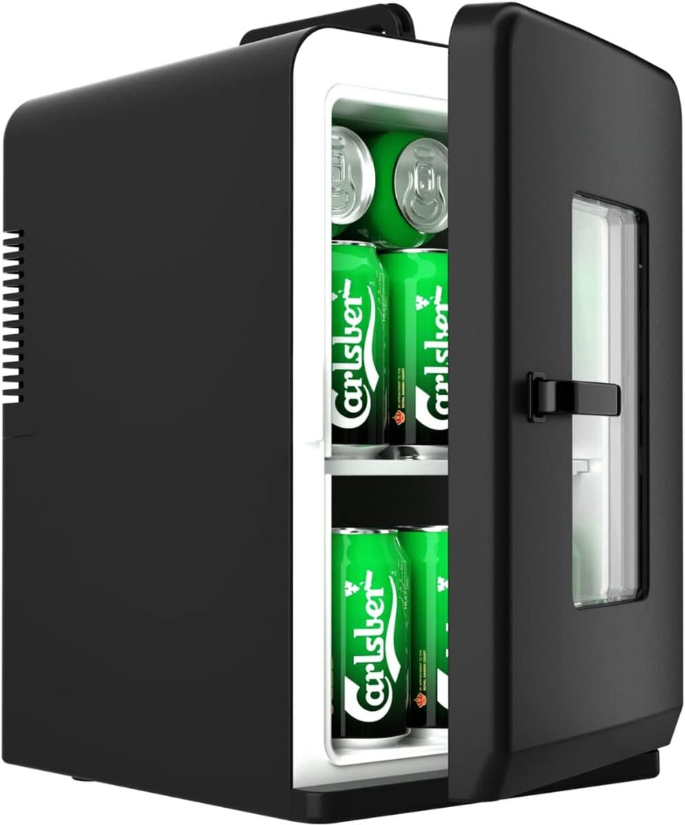 Lexium Mini Fridge for Drinks - Kleine Koelkast - Mini Koelkasten - Minibar - Mini Fridge - Mini Koelkast - Mini Koelkastje - — afbeelding 1