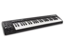 M-Audio Keystation 49 MKIII - 49-toetsen USB MIDI-Keyboard Controller met Pitch- / Modulatiewielen, Plug & Play (Mac/PC) Connectiviteit, Gratis Online / App-lessen en Softwareproductiesuite Inbegrepen