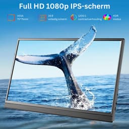 DailySupplies® Portable Monitor - Draagbare Scherm - Uitbreider - Full HD — thumbnail 2