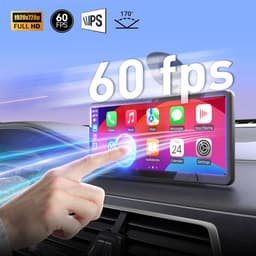 MINIX CP89-HD Draagbaar Draadloos CarPlay/ Android Auto Beeldscherm, 60FPS 8,9 Inch 1920*720 IPS Touch Screen, Magnetische Zuiging, Plug-and-Play, Dubbele Bluetooth/ 3,5mm AUX/ FM Zender/ Ingebouwde Luidspreker, Knopbediening, Omgevingslicht — thumbnail 4
