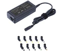Kbstronics universele Laptop oplader - snellaad funtie - automatische Volt en Ampere herkenning - Geschikt voor : Lenovo PF1X3Y4Z - HP CND1234XYZ - Acer NXH2E3XY45 - Dell 7H2B3X1 - Samsung NP750XFG - deze oplader is 95% geschikt voor laptops