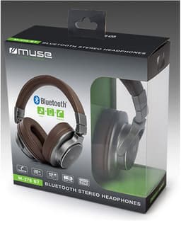 Muse M-278BT - Draadloze bluetooth hoofdtelefoon, donkerbruin — thumbnail 16