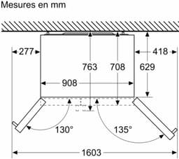 Bosch KAD93AIDP - Serie 6 - Amerikaanse koel-vriescombinatie - Extra breed - RVS anti-fingerprint - Total No Frost Nooit meer ontdooien — thumbnail 13