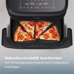 Philips 1000 Series Dual Basket Airfryer - NA150/00 - Dubbele Mand - Flexible Basket - 7.1L - Tot 5 Personen — thumbnail 8