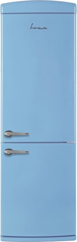 Fram FC-VRR341BLE++ Koel-vriescombinatie – Retro Design – 340 L – LED Verlichting – Vochtigheidsregeling – Mechanische Bediening – 5 Jaar Garantie – Blauw — thumbnail 1