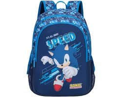 Sonic the Hedgehog - Rugzak - 44 cm - 3 vakken - Grote rugzak - Laptop vak/ Tablet vak - a4 map formaat - High Quality
