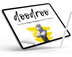 Doodroo Screenprotector Onyx Boox Go 7 series (Go 7, Go color 7, Go Color 7 Gen II) - 2 stuks - Voor het échte papieren schrijf-gevoel