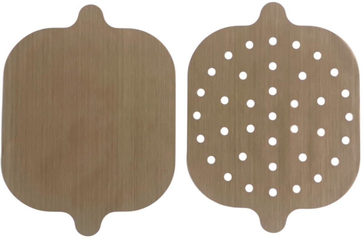 Nostik Airfryer Bakvellen 2 Stuks Vierkant Pfas Vrij 24x24cm — afbeelding 1