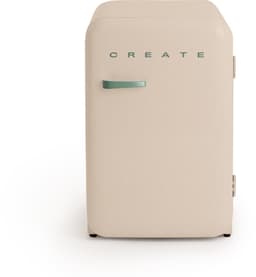 CREATE - Koelkast in retrostijl - Zand - Handvat Sage - FRIDGE RETRO 107L — thumbnail 1