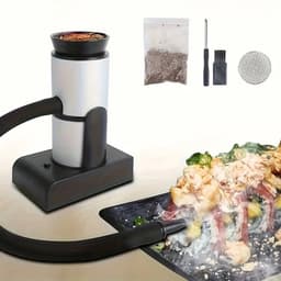 K&R Ventures® Rookapparaat – Rookmachine Keuken Set – Aluminium – Flexibel & Licht – Voor Voedsel, Kruiden & Thee – Professionele Smoker Gun – Keukenapparatuur — thumbnail 4
