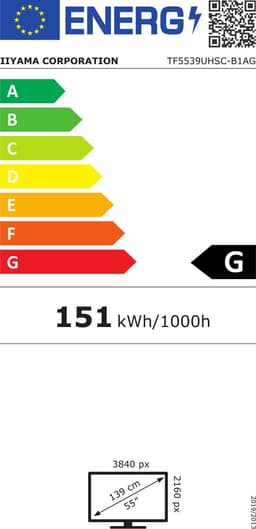 iiyama ProLite TF5539UHSC-B1AG 55 LED — thumbnail 2