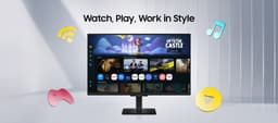 Samsung M5 M50F - Full HD Smart Monitor - 27 inch - zwart — thumbnail 8