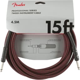 Fender Professional Series Instrument Cable 4.5m (Red Tweed) - Instrumentenkabel — thumbnail 1