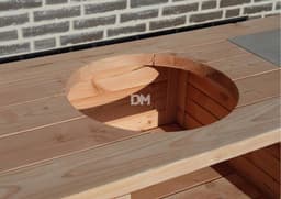 Bbq tafel | Barbecue tafel Boston | Buitenkeuken | 2 delig | BuitenDuurzaam — thumbnail 2