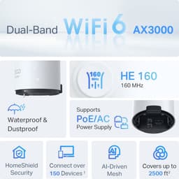 TP-Link Deco X50-Outdoor - Mesh WiFi - WiFi Versterker - WiFi 6 - PoE - Uitbreiding — thumbnail 2