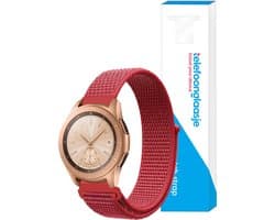 Nylon smartwatch bandje ? Rood 22mm - Universeel