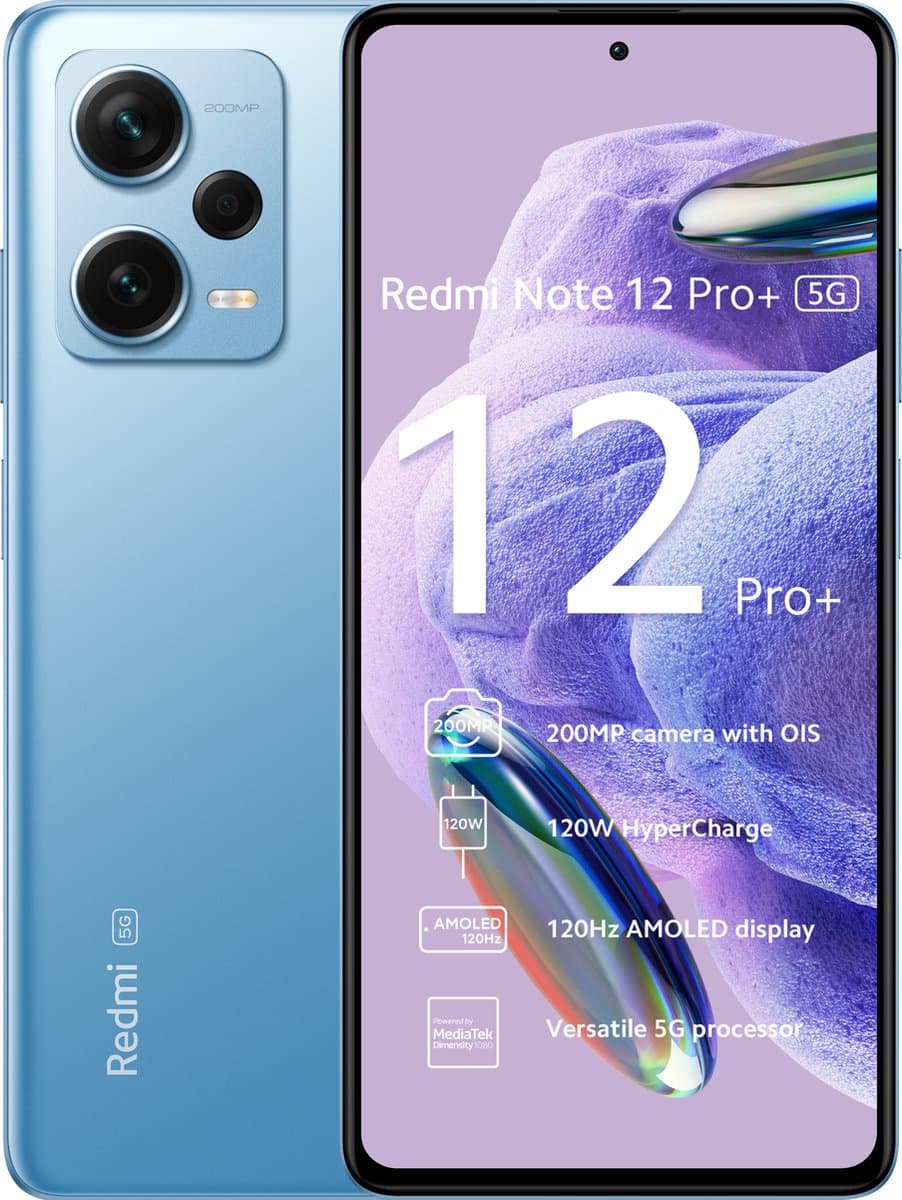 Xiaomi Redmi Note 12 Pro+ 5G - 8GB/256GB - Sky Blue — afbeelding 1